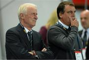 10 September 2013; Republic of Ireland manager Giovanni Trapattoni, left, and assistant manager Marco Tardelli. 2014 FIFA World Cup Qualifier, Group C, Austria v Republic of Ireland, Ernst Happel Stadion, Vienna, Austria. Picture credit: David Maher / SPORTSFILE