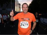 10 September 2013; Frank Burton, running for Pat the Baker, in the Grant Thornton 5k Corporate Team Challenge 2013. Dublin Docklands, Dublin. Photo by Sportsfile