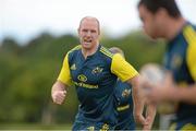 11 September 2013; Munster's Paul O'Connell during squad training ahead of their Celtic League 2013/14, Round 2, game against Zebre on Friday. Munster Rugby Squad Training, Cork Instutute of Technology, Bishopstown, Cork. Picture credit: Diarmuid Greene / SPORTSFILE