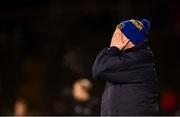 2 March 2024; Roscommon manager Davy Burke during the Allianz Football League Division 1 match between Mayo and Roscommon at Hastings Insurance MacHale Park in Castlebar, Mayo. Photo by Piaras Ó Mídheach/Sportsfile