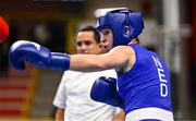 9 March 2024; Chelsey Heijnen of Netherlands during their Women's 60kg semi-finals bout against Miroslava Jedinakova of Slovakia during day seven at the Paris 2024 Olympic Boxing Qualification Tournament at E-Work Arena in Busto Arsizio, Italy. Photo by Ben McShane/Sportsfile