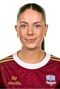 6 March 2024; Kate Thompson during a Galway United FC squad portrait session at The Galmont Hotel in Galway. Photo by Seb Daly/Sportsfile