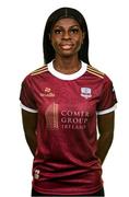 6 March 2024; Rola Olusola during a Galway United FC squad portrait session at The Galmont Hotel in Galway. Photo by Seb Daly/Sportsfile