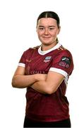 6 March 2024; Amy Madden during a Galway United FC squad portrait session at The Galmont Hotel in Galway. Photo by Seb Daly/Sportsfile