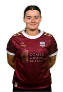 6 March 2024; Amy Madden during a Galway United FC squad portrait session at The Galmont Hotel in Galway. Photo by Seb Daly/Sportsfile