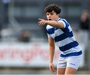 12 March 2024; Donnacha Murray of Blackrock College during the Bank of Ireland Schools Junior Cup semi-final match between Blackrock College and Terenure College at Energia Park in Dublin. Photo by Sam Barnes/Sportsfile