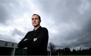 14 March 2024; Manager John O'Shea poses for a portrait before a Republic of Ireland squad announcement at FAI Headquarters in Abbotstown, Dublin. Photo by Brendan Moran/Sportsfile