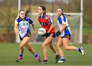 15 March 2024; Orla O'Brien of St Marys in action against Ballinrobe Community School during the Lidl All-Ireland Post Primary School Junior C Championship final match between St Marys, Macroom, Cork and Ballinrobe Community School, Mayo at the University of Limerick. Photo by Matt Browne/Sportsfile