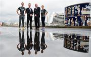 19 March 2024; In attendance at the announcement of A&L Goodbody’s title sponsorship of Athletics Ireland’s ALG5K Corporate Team Challenge, formerly GT5K, are, from left, Ambassador Dean Rock, ALG Partner David Widger, Athletics Ireland Chief Executive Officer Hamish Adams and Ambassador Catherina McKiernan, in Dublin City Centre on September 10th, 2024. Photo by Sam Barnes/Sportsfile
