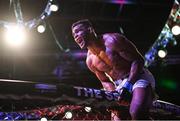 22 March 2024; Manoel Sousa celebrates after defeating Tim Wilde in their lightweight bout during the Bellator Champions Series at the SSE Arena in Belfast. Photo by David Fitzgerald/Sportsfile