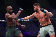 22 March 2024; Karl Moore, right, in action against Corey Anderson in their light heavyweight title bout during the Bellator Champions Series at the SSE Arena in Belfast. Photo by David Fitzgerald/Sportsfile