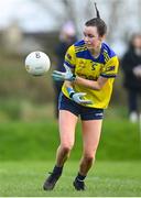 20 March 2024; Ava Kelly of Sacred Heart School during the 2024 Lidl LGFA All-Ireland Post-Primary Schools Senior A final match between Our Lady’s Secondary School of Castleblaney, Monaghan, and Sacred Heart School of Westport, Mayo, at St Rynagh’s GAA club in Banagher, Offaly. Photo by Tyler Miller/Sportsfile