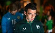 23 March 2024; Republic of Ireland captain Seamus Coleman before the international friendly match between Republic of Ireland and Belgium at the Aviva Stadium in Dublin. Photo by Stephen McCarthy/Sportsfile