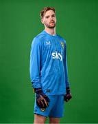 18 March 2024; Goalkeeper Caoimhin Kelleher poses for a portrait during a Republic of Ireland portrait session at Castleknock Hotel in Dublin. Photo by Stephen McCarthy/Sportsfile