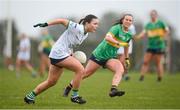 24 March 2024; Ellie Woulfe of Limerick during the Lidl LGFA National League Division 4 semi-final match between Leitrim and Limerick at Pádraig Pearses GAA Club in Roscommon. Photo by Seb Daly/Sportsfile