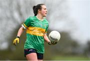 24 March 2024; Ailbhe Clancy of Leitrim during the Lidl LGFA National League Division 4 semi-final match between Leitrim and Limerick at Pádraig Pearses GAA Club in Roscommon. Photo by Seb Daly/Sportsfile