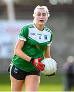24 March 2024; Molly McGloin of Fermanagh during the Lidl LGFA National League Division 4 semi-final match between Fermanagh and Carlow at Dowdallshill GAA Club in Dundalk, Louth. Photo by Tyler Miller/Sportsfile
