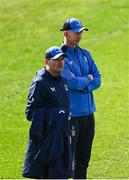 28 March 2024; Head coach Leo Cullen and senior coach Jacques Nienaber during a Leinster Rugby captain's run at the RDS Arena in Dublin. Photo by Harry Murphy/Sportsfile