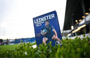 29 March 2024; A match programme is seen before the United Rugby Championship match between Leinster and Vodacom Bulls at the RDS Arena in Dublin. Photo by Harry Murphy/Sportsfile