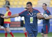 13 September 2013; Munster head coach Rob Penney before the game. Celtic League 2013/14, Round 2, Zebre v Munster, Stadio XXV Aprile, Parma, Italy. Picture credit: Roberto Bregani / SPORTSFILE