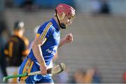 14 September 2013; Davy O'Halloran, Clare, celebrates after scoring his side's first goal against Antrim. Bord Gáis Energy GAA Hurling Under 21 All-Ireland 'A' Championship Final, Antrim v Clare, Semple Stadium, Thurles, Co. Tipperary. Picture credit: Brendan Moran / SPORTSFILE