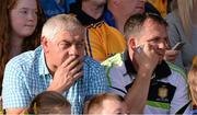 14 September 2013; Clare senior hurling manager Davy Fitzgerald and selector Sean McMahon, left, watch the game. Bord Gáis Energy GAA Hurling Under 21 All-Ireland 'A' Championship Final, Antrim v Clare, Semple Stadium, Thurles, Co. Tipperary. Picture credit: Ray McManus / SPORTSFILE