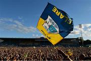 14 September 2013; Clare supporters celebrate on the pitch after the game. Bord Gáis Energy GAA Hurling Under 21 All-Ireland 'A' Championship Final, Antrim v Clare, Semple Stadium, Thurles, Co. Tipperary. Picture credit: Brendan Moran / SPORTSFILE