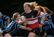 14 September 2013; Kim Lawler, Wicklow RFC, in action against Tara Shiels, Wexford Vixens RFC, during the South East Underage Blitz. Wexford Wanderers RFC, Wexford. Picture credit: Matt Browne / SPORTSFILE