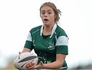 14 September 2013; Caoimhe Hayden, Greystones RFC, in action against Gorey RFC during the South East Underage Blitz. Wexford Wanderers RFC, Wexford. Picture credit: Matt Browne / SPORTSFILE