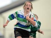 14 September 2013; Daisy Earle, Gorey RFC, in action against Greystones RFC during the South East Underage Blitz. Wexford Wanderers RFC, Wexford. Picture credit: Matt Browne / SPORTSFILE