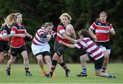 14 September 2013; Daisy McKenzie, Wicklow RFC, in action against Tullow - Gorey - Greystones Combined, during the South East Underage Blitz. Wexford Wanderers RFC, Wexford. Picture credit: Matt Browne / SPORTSFILE