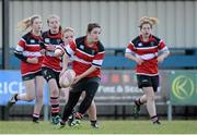 14 September 2013; Aoife O'Donoghue, Wicklow RFC, in action against Tullow – Gorey – Greystones Combined during the South East Underage Blitz. Wexford Wanderers RFC, Wexford. Picture credit: Matt Browne / SPORTSFILE