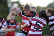 14 September 2013; Lauren Barry, Wicklow RFC, in action against Tullow – Gorey – Greystones Combined during the South East Underage Blitz. Wexford Wanderers RFC, Wexford. Picture credit: Matt Browne / SPORTSFILE
