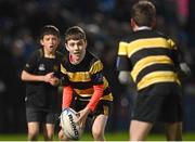 29 March 2024; Action between Newbridge and Westmanstown during the Bank of Ireland Half-Time Minis at the United Rugby Championship match between Leinster and Vodacom Bulls at the RDS Arena in Dublin. Photo by Seb Daly/Sportsfile