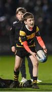 29 March 2024; Action between Newbridge and Westmanstown during the Bank of Ireland Half-Time Minis at the United Rugby Championship match between Leinster and Vodacom Bulls at the RDS Arena in Dublin. Photo by Seb Daly/Sportsfile