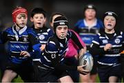 29 March 2024; Action between Malahide and Wexford Wanderers during the Bank of Ireland Half-Time Minis at the United Rugby Championship match between Leinster and Vodacom Bulls at the RDS Arena in Dublin. Photo by Harry Murphy/Sportsfile