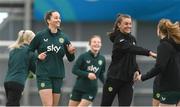 1 April 2024; Anna Patten during a Republic of Ireland Women's training session at the Sport Ireland National Indoor Arena on the Sport Ireland Campus in Dublin. Photo by Stephen McCarthy/Sportsfile