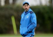 1 April 2024; Backs coach Andrew Goodman during Leinster rugby squad training at UCD in Dublin. Photo by Harry Murphy/Sportsfile