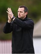 1 April 2024; St Patrick's Athletic manager Jon Daly after his side's victory in the SSE Airtricity Men's Premier Division match between St Patrick's Athletic and Sligo Rovers at Richmond Park in Dublin. Photo by Harry Murphy/Sportsfile