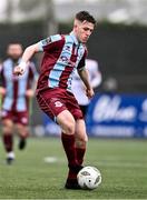 1 April 2024; Warren Davis of Drogheda United during the SSE Airtricity Men's Premier Division match between Dundalk and Drogheda United at Oriel Park in Dundalk, Louth. Photo by Ben McShane/Sportsfile