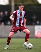1 April 2024; Oisin Gallagher of Drogheda United during the SSE Airtricity Men's Premier Division match between Dundalk and Drogheda United at Oriel Park in Dundalk, Louth. Photo by Ben McShane/Sportsfile