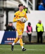 1 April 2024; Drogheda United goalkeeper Andrew Wogan during the SSE Airtricity Men's Premier Division match between Dundalk and Drogheda United at Oriel Park in Dundalk, Louth. Photo by Ben McShane/Sportsfile
