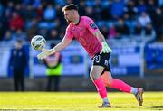 1 April 2024; Waterford goalkeeper Sam Sargeant during the SSE Airtricity Men's Premier Division match between Waterford and Shamrock Rovers at the Regional Sports Centre in Waterford. Photo by Tyler Miller/Sportsfile