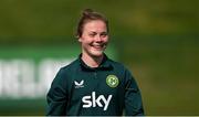 2 April 2024; Emily Murphy during a Republic of Ireland Women's training session at the FAI National Training Centre in Abbotstown, Dublin. Photo by Stephen McCarthy/Sportsfile