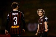5 April 2024; Luke Matheson of Bohemians during the SSE Airtricity Men's Premier Division match between Bohemians and Waterford at Dalymount Park in Dublin. Photo by Piaras Ó Mídheach/Sportsfile