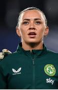 5 April 2024; Katie McCabe of Republic of Ireland before the UEFA Women's European Championship qualifying group A match between France and Republic of Ireland at Stade Saint-Symphorien in Metz, France. Photo by Stephen McCarthy/Sportsfile