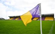 7 April 2024; A general view of a corner flag before the Leinster GAA Football Senior Championship Round 1 match between Wexford and Carlow at Chadwicks Wexford Park in Wexford. Photo by Tyler Miller/Sportsfile