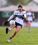 6 April 2024; Fidelma Marrinan of Clare during the Lidl LGFA National League Division 3 final match between Clare and Roscommon at St Brendan’s Park in Birr, Offaly. Photo by Ben McShane/Sportsfile