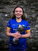 9 April 2024; Leinster LGFA Minor C semi-finalist Leila Shannon of Wicklow at the Leinster LGFA Minor Captains’ evening at Dún na Sí Park in Moate, Westmeath, ahead of the upcoming 2024 Leinster LGFA Minor Championship Finals. Photo by Piaras Ó Mídheach/Sportsfile