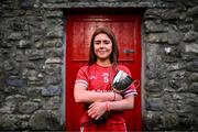 9 April 2024; Leinster LGFA Minor C finalist Brígh McEnteggart of Louth at the Leinster LGFA Minor Captains’ evening at Dún na Sí Park in Moate, Westmeath, ahead of the upcoming 2024 Leinster LGFA Minor Championship Finals. Photo by Piaras Ó Mídheach/Sportsfile